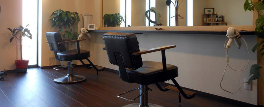 埼玉県熊谷市の美容院・美容室・ヘアサロン JUNO hair design(ジュノ ヘア デザイン)の店内写真です。